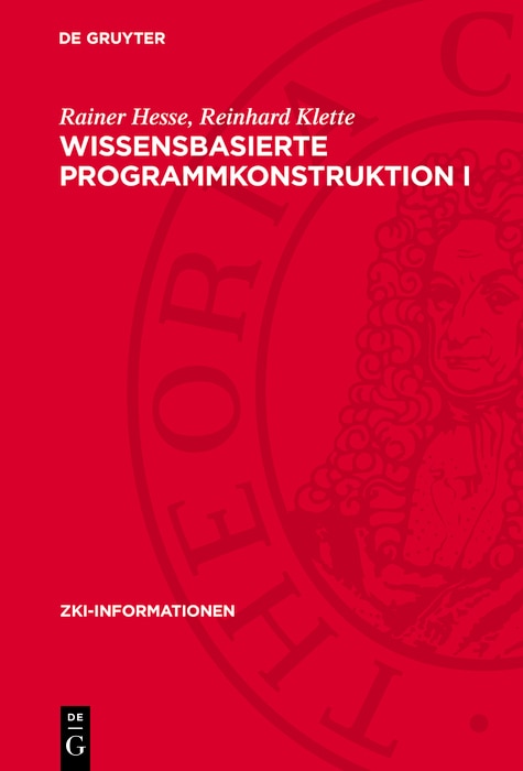 Couverture_Wissensbasierte Programmkonstruktion I