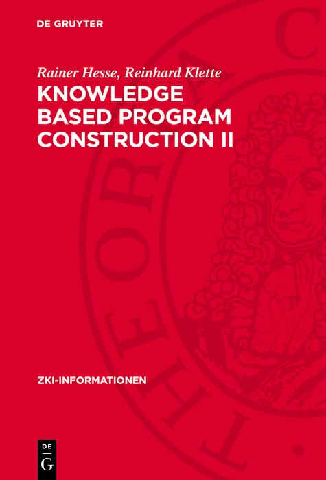 Front cover_Knowledge Based Program Construction II