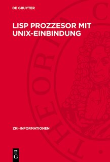 Front cover_Lisp Prozzesor mit Unix-Einbindung