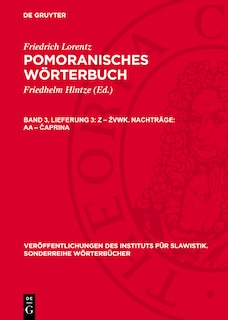 Couverture_Z – žvwk. Nachträge: aa – čaprina