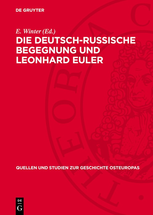 Couverture_Die deutsch-russische Begegnung und Leonhard Euler