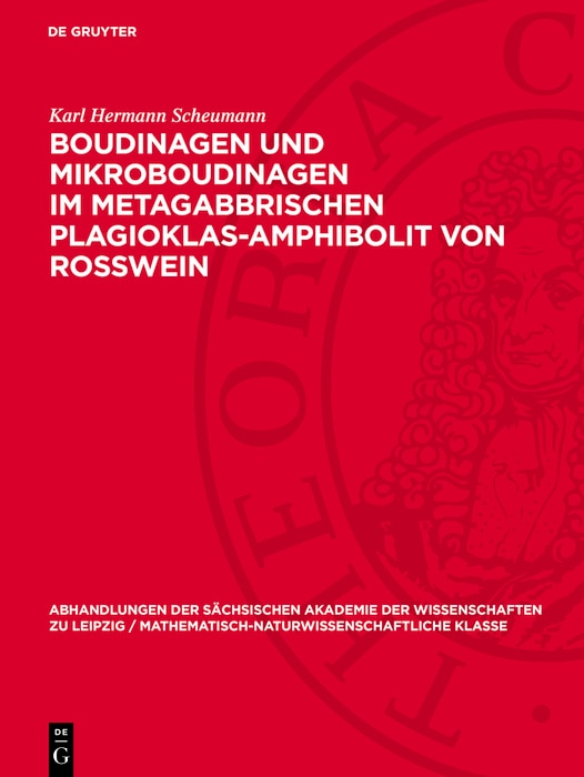 Front cover_Boudinagen und Mikroboudinagen im metagabbrischen Plagioklas-Amphibolit von Rosswein