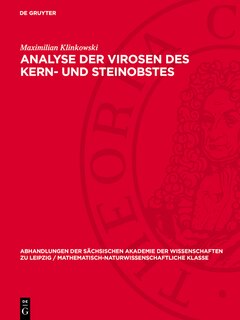 Front cover_Analyse der Virosen des Kern- und Steinobstes