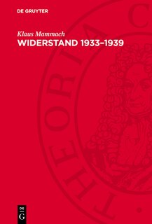 Front cover_Widerstand 1933–1939