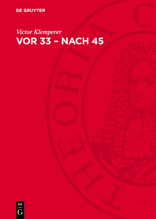 Couverture_Vor 33 – nach 45