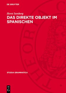 Front cover_Das direkte Objekt im Spanischen