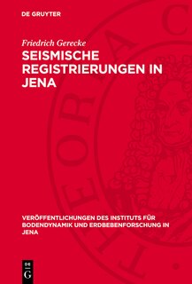Couverture_Seismische Registrierungen in Jena