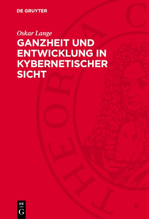 Front cover_Ganzheit und Entwicklung in kybernetischer Sicht