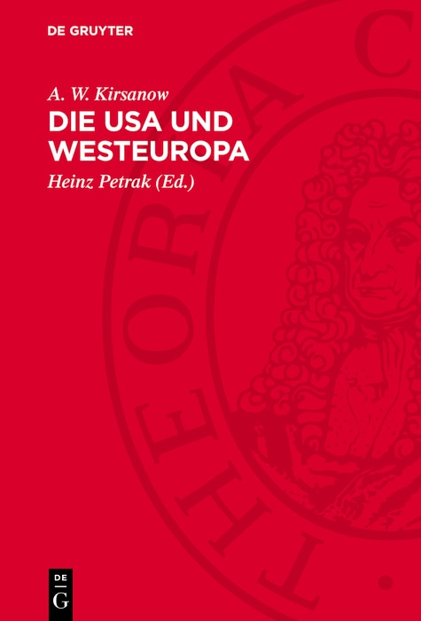 Front cover_Die USA und Westeuropa
