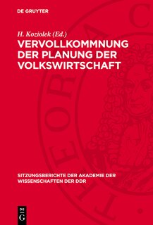 Couverture_Vervollkommnung der Planung der Volkswirtschaft