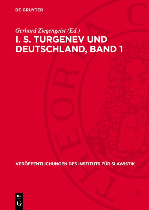 Front cover_I. S. Turgenev und Deutschland, Band 1