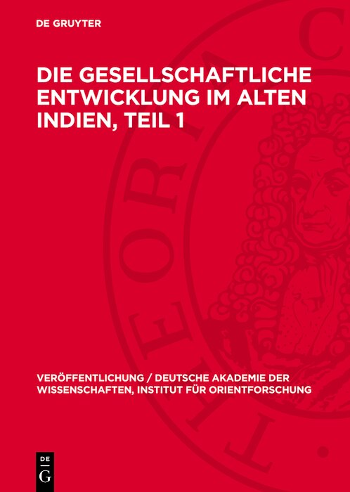 Front cover_Die gesellschaftliche Entwicklung im alten Indien, Teil 1