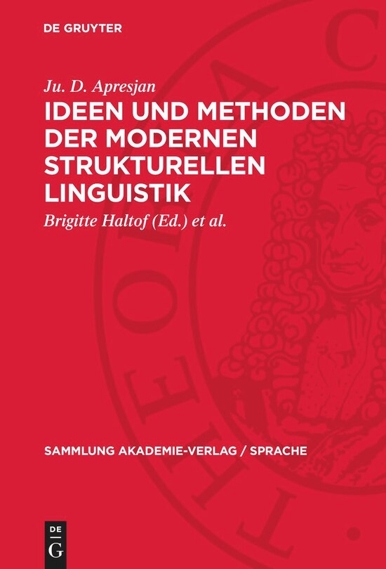 Front cover_Ideen und Methoden der modernen strukturellen Linguistik