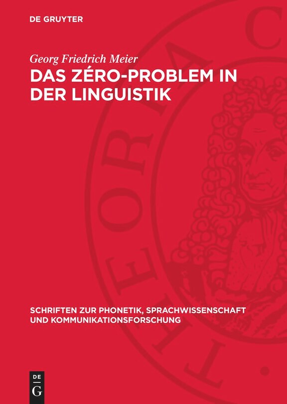 Front cover_Das Zéro-Problem in der Linguistik
