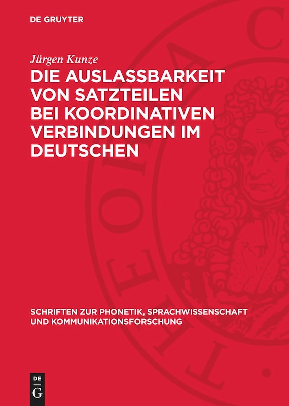 Couverture_Die Auslassbarkeit von Satzteilen bei koordinativen Verbindungen im Deutschen