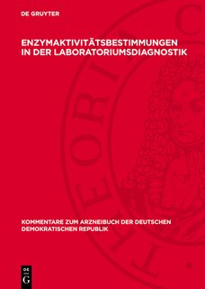 Front cover_Enzymaktivitätsbestimmungen in der Laboratoriumsdiagnostik