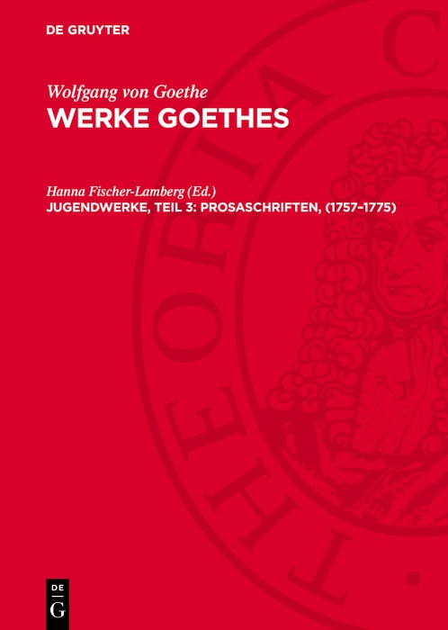 Couverture_Jugendwerke, Teil 3: Prosaschriften, (1757–1775)