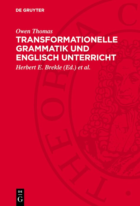 Couverture_Transformationelle Grammatik und Englisch Unterricht