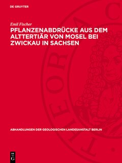 Front cover_Pflanzenabdrücke aus dem Alttertiär von Mosel bei Zwickau in Sachsen