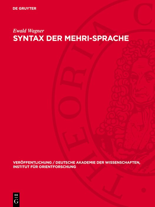 Couverture_Syntax der Mehri-Sprache