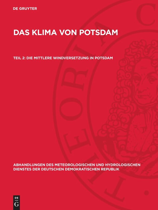 Front cover_Die mittlere Windversetzung in Potsdam