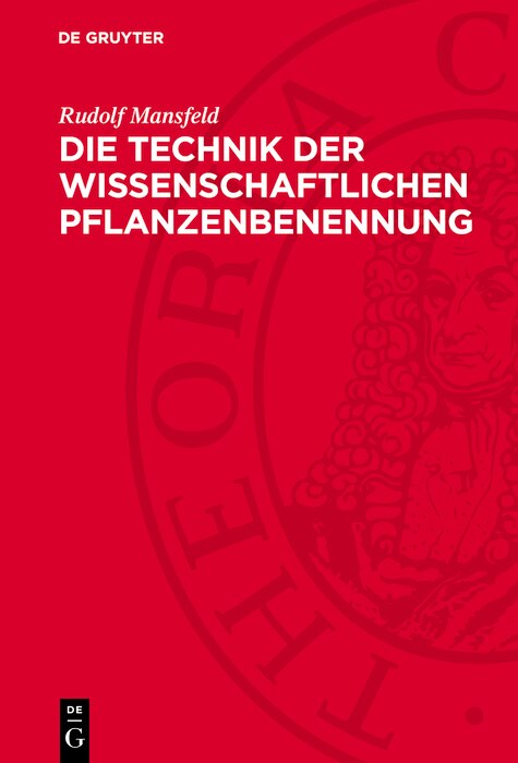 Couverture_Die Technik der wissenschaftlichen Pflanzenbenennung