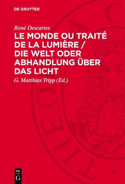 Couverture_Le Monde ou Traité de la Lumière / Die Welt oder Abhandlung über das Licht