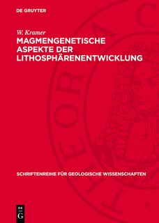 Couverture_Magmengenetische Aspekte der Lithosphärenentwicklung