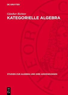 Front cover_Kategorielle Algebra
