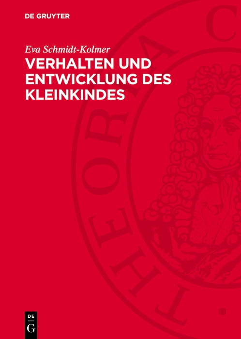 Front cover_Verhalten und Entwicklung des Kleinkindes