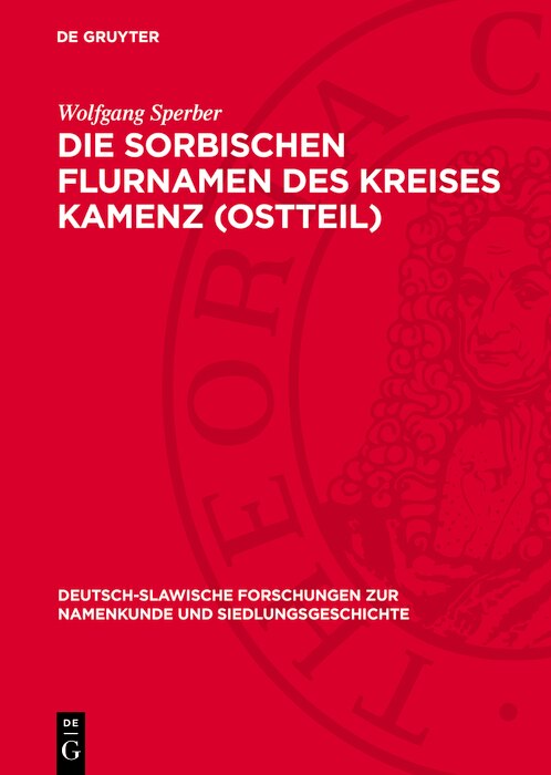 Front cover_Die sorbischen Flurnamen des Kreises Kamenz (Ostteil)