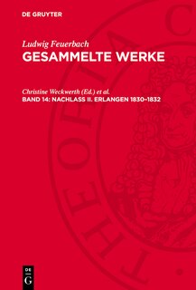 Front cover_Nachlaß II. Erlangen 1830–1832