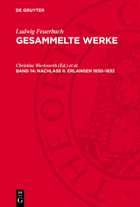 Front cover_Nachlaß II. Erlangen 1830–1832
