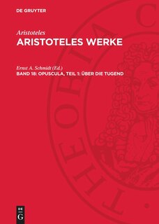 Couverture_Opuscula, Teil 1: Über die Tugend