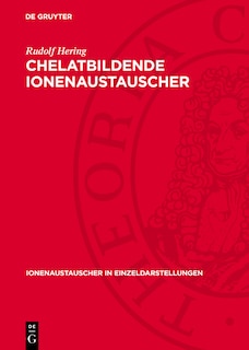 Front cover_Chelatbildende Ionenaustauscher