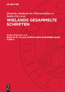 Front cover_M. Tullius Ciceros Sämtliche Briefe, Band 3 und 4
