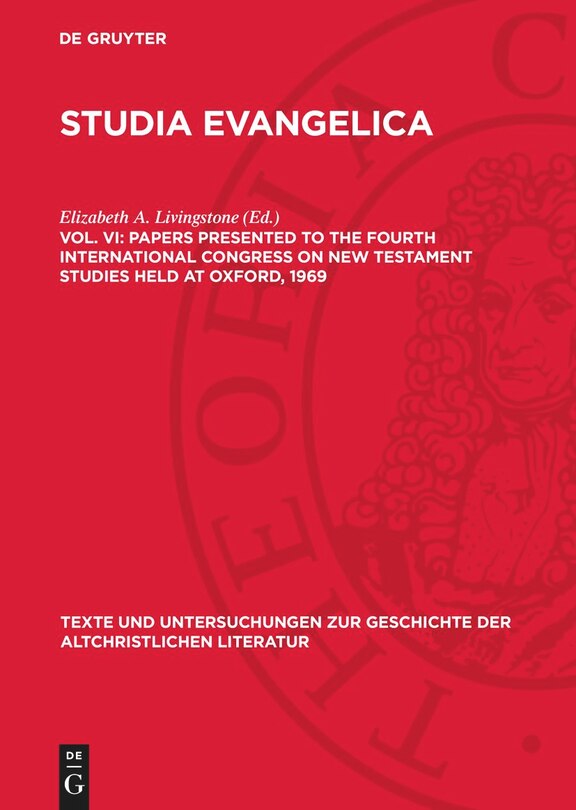 Front cover_Papers presented to the Fourth International Congress on New Testament Studies held at Oxford, 1969