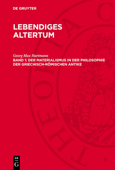 Couverture_Der Materialismus in der Philosophie der griechisch-r&ouml;mischen Antike