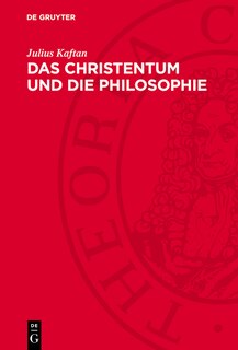 Front cover_Das Christentum und die Philosophie