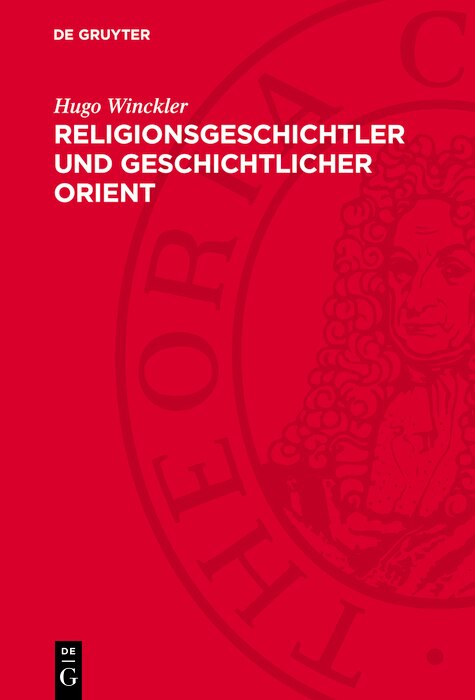 Couverture_Religionsgeschichtler und geschichtlicher Orient