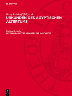 Front cover_Inschriften von Zeitgenossen Amenophis’ III.
