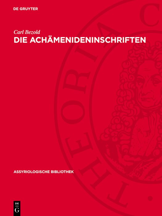 Couverture_Die Achämenideninschriften