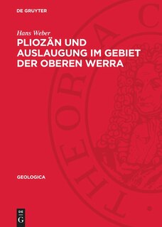 Front cover_Pliozän und Auslaugung im Gebiet der Oberen Werra