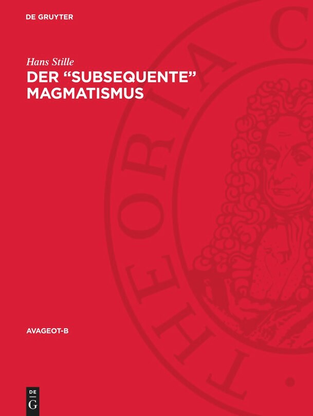 Front cover_Der „Subsequente“ Magmatismus