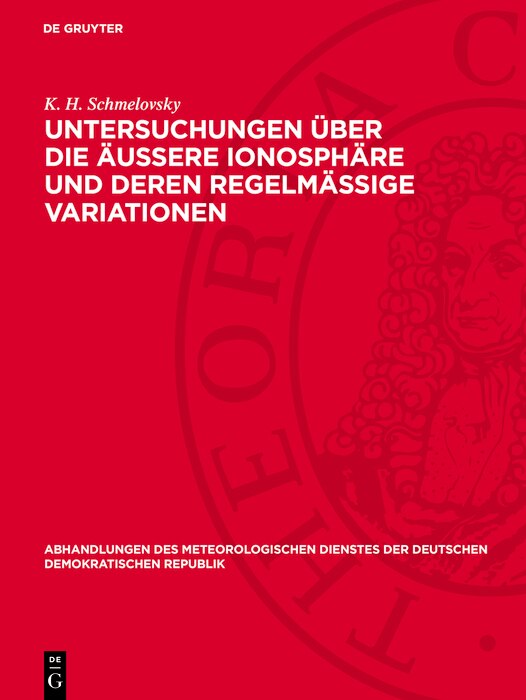 Couverture_Untersuchungen über die äußere Ionosphäre und deren regelmäßige Variationen