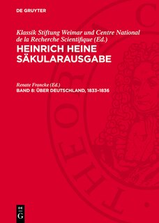 Couverture_&Uuml;ber Deutschland, 1833&ndash;1836