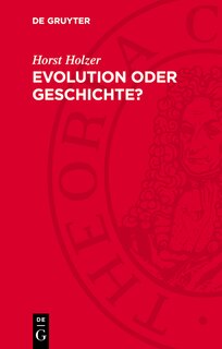 Couverture_Evolution oder Geschichte?