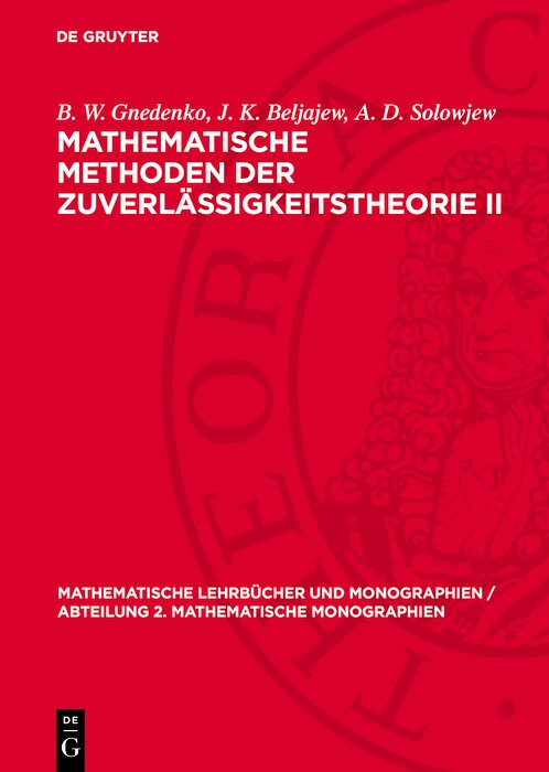 Front cover_Mathematische Methoden der Zuverlässigkeitstheorie II