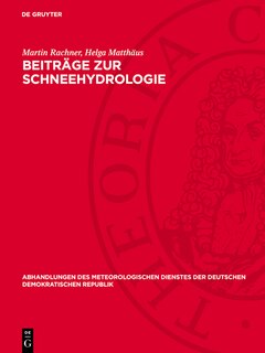 Front cover_Beiträge zur Schneehydrologie