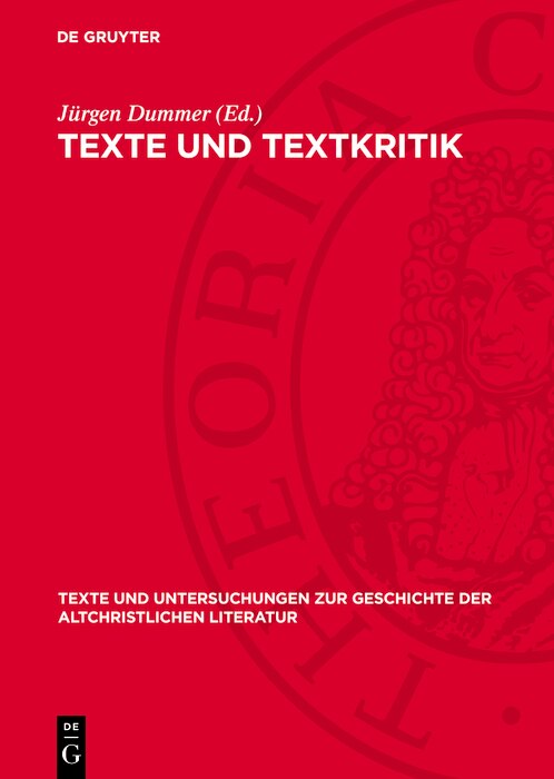 Couverture_Texte und Textkritik